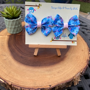 Lilo and Stitch; Stitch Hair Bows