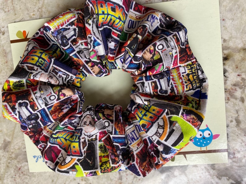 Back to the Future Hair Scrunchie