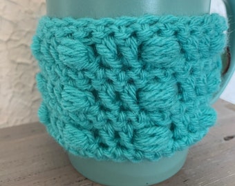 Bead Stitch Mug Cozy crochet Pattern - Digital Download