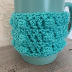 Bead Stitch Mug Cozy crochet Pattern Digital Download image 1