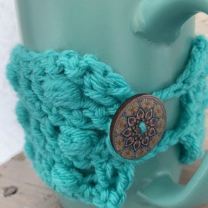 Bead Stitch Mug Cozy crochet Pattern Digital Download image 2