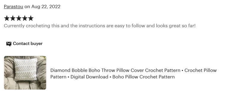 Diamond Bobble Boho Throw Pillow Cover Crochet Pattern Crochet Pillow Pattern Digital Download Boho Pillow Crochet Pattern image 9