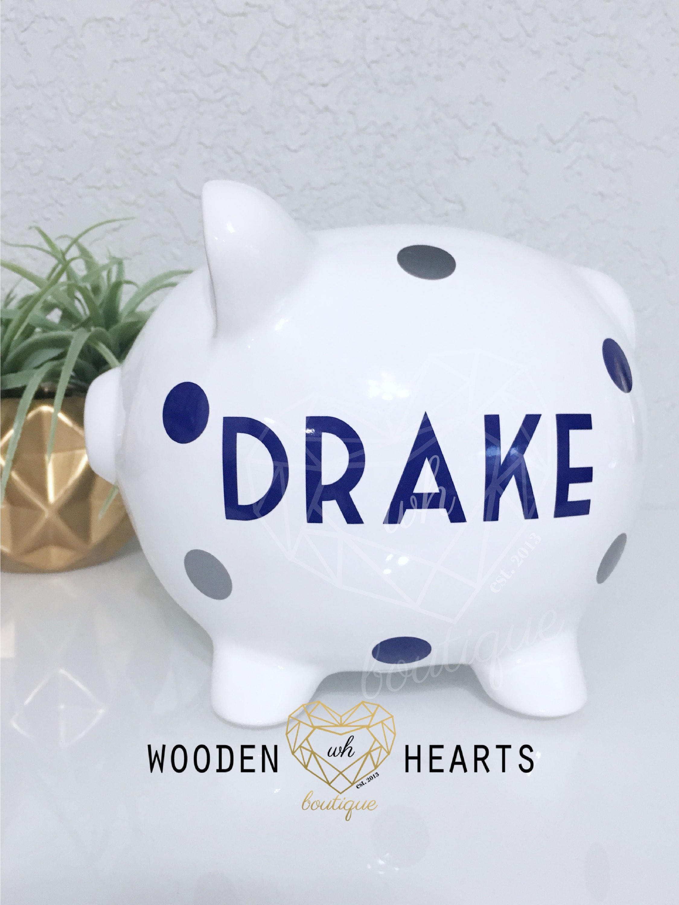 baby piggy banks personalized