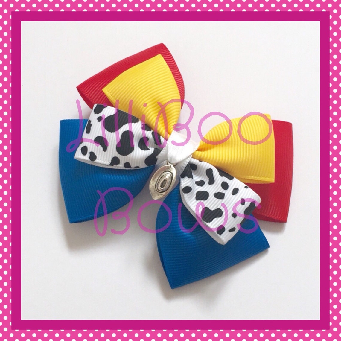 Jessie Toy Story Inspired Hair Bow / Charm Bow Etsy