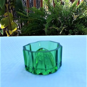 Recycled Liquor Bottle Bottom Trinket Dish