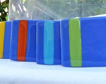 Handmade Fused Glass Coasters