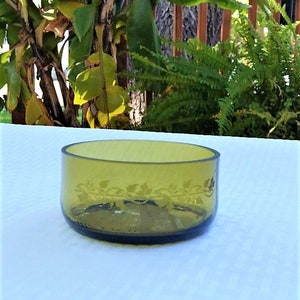 Recycled Liquor Bottle Bottom Trinket Dish