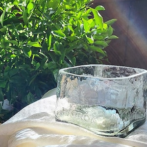 Recycled Patron Bottle Candy Dish