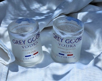 Glazen glazen wodka-bekers van Grey Goose