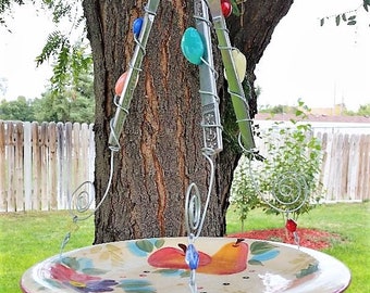 Handmade Plate Bird Feeder