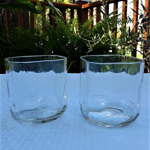 Recycled Jim Beam Liquor Bottle Drinking Tumblers