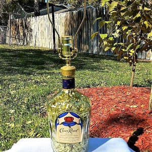 Crown Royal Liquor Bottle Lamp