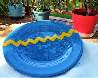 Handmade Fused Glass Plate