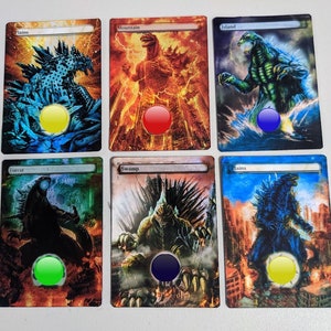 FOIL MTG Godzilla Kaiju Altered Lands Ideal para Commander EDH Cube: por cada 35 dólares gastados, reciba un paquete de refuerzo de bonificación y una tarjeta de bonificación