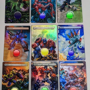 FOLIE MTG Transformers Optimus Prime Autobots Altered Art Lands Commander EDH Cube: ontvang bij elke uitgegeven 35 dollar een bonusboosterpakket en -kaart