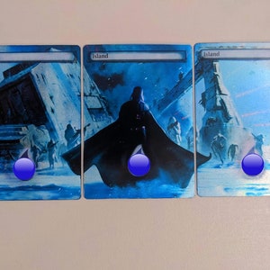 FOIL MTG Star Wars Altered Lands Kommandant EDH Cube - Hoth Darth Vader Order 66 Kenobi Jedi - 35 Dollar ausgeben = Bonus Booster Pack & Karte