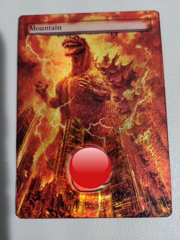 FOIL MTG Godzilla Kaiju Altered Lands Great for Commander EDH Etsy Canada