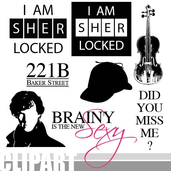 Instant Download Sherlock Holmes Inspired Clip Art Png Etsy Instant Download Sherlock Holmes Inspired Clip Art Png Etsy