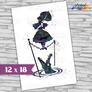 INSTANT DOWNLOAD -  Haunted Mansion Stretching Portrait Inspired Watercolor Digital Art - 12 x 18