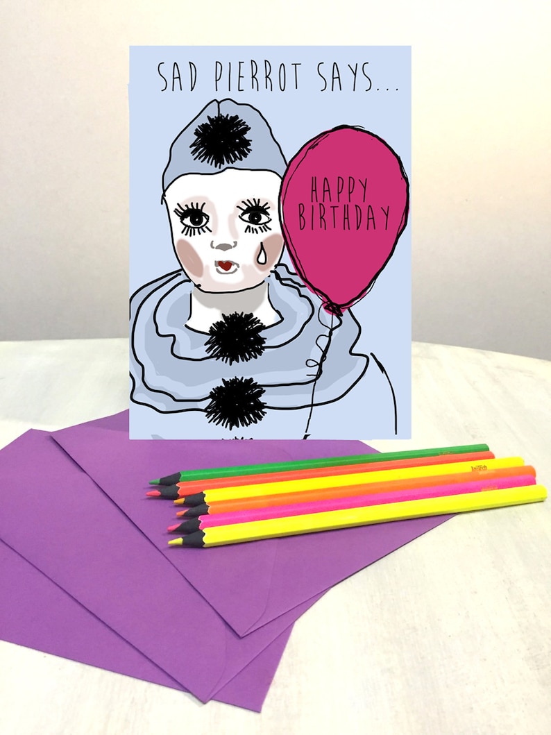 Funny birthday card alternative birthday greeting card Happy Etsy