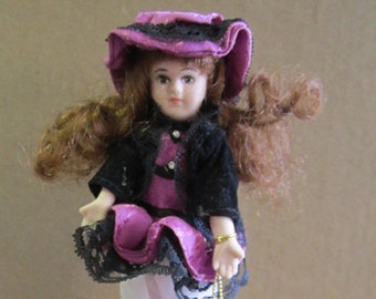 Vintage Music Automata Doll - Cecile Plays 