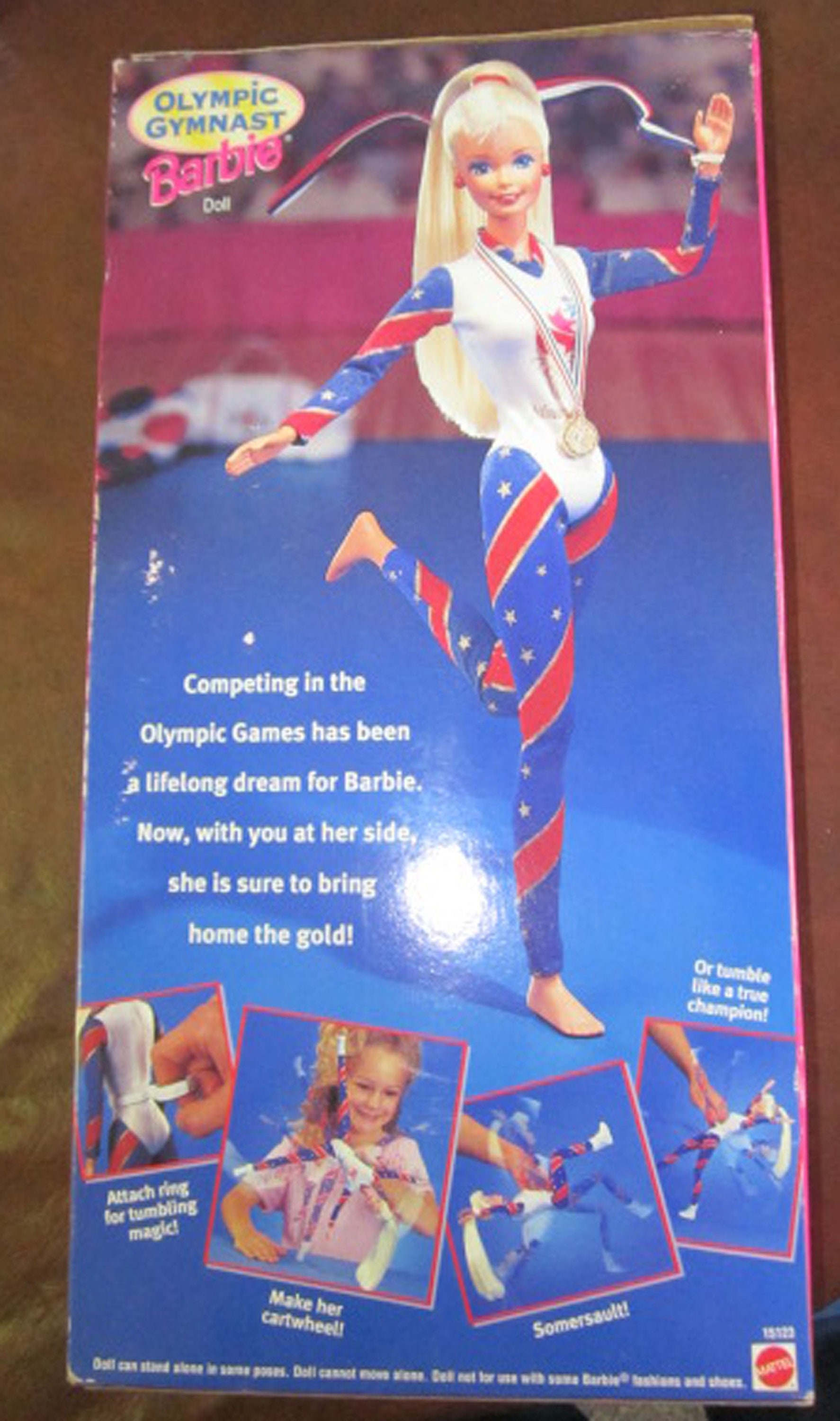 Mattel Barbie Olympic Gymnast 1995 1996 NRFB Atlanta GA