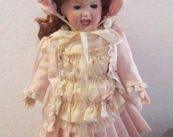 Lois Moore Artist Jumeau French Reproduction Screamer #211 Signed & Dated 7/91