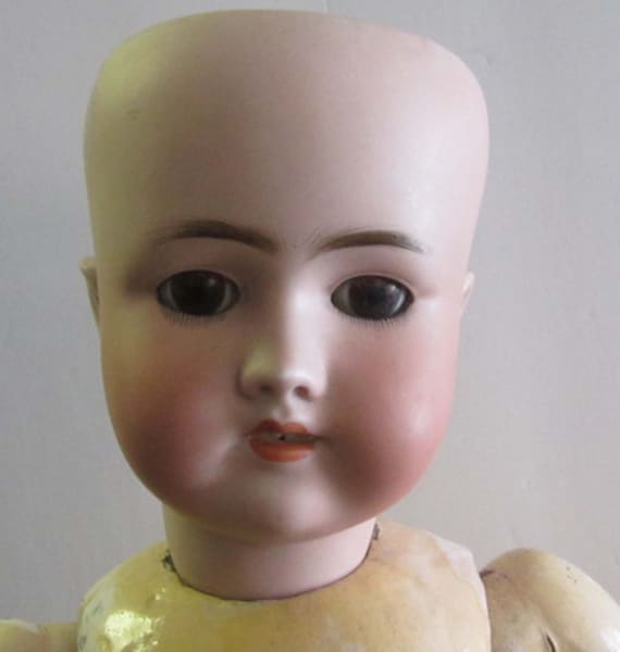 CM Bergmann Simon Halbig Antique 1900 Bisque Head Doll Jointed
