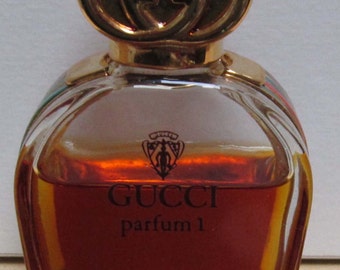 Gucci Parfum # 1  Splash 1/2 Fl Oz / 15 ML Bottle 80% Full