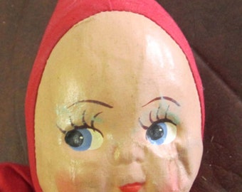 Vtg Hand Puppet 1950 Mountainside Hosp Womens Aux