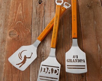 Father's Day Gifts - Personalized Grilling Spatula - Spatula with Personalized Handle - Custom Spatula - Gifts for Dad - RO1127