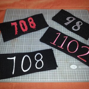 Roller Derby Custom Embroidered Arm Bands / Armbands Free Shipping REGULAR 1-COLOR LISTING image 4