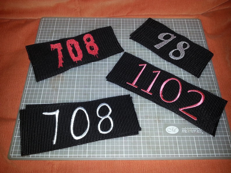 Roller Derby Custom Embroidered Arm Bands / Armbands Free Shipping REGULAR 1-COLOR LISTING image 4