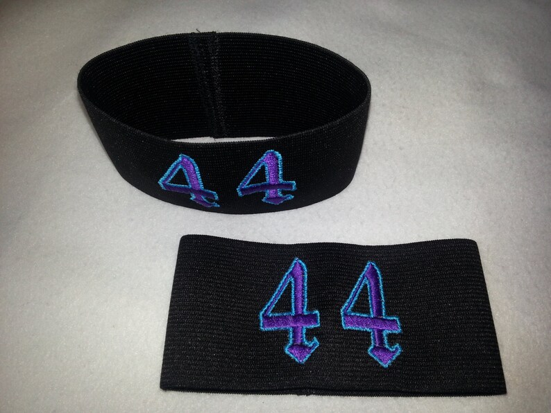 Roller Derby Custom Embroidered Arm Bands / Armbands Free Etsy UK