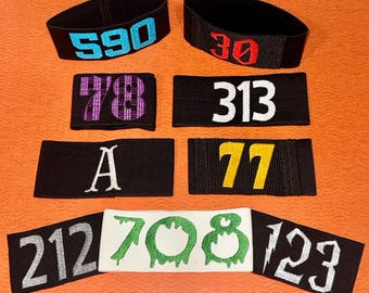 1 Color/1 Band: Roller Derby Armband / Custom Embroidered Arm Band