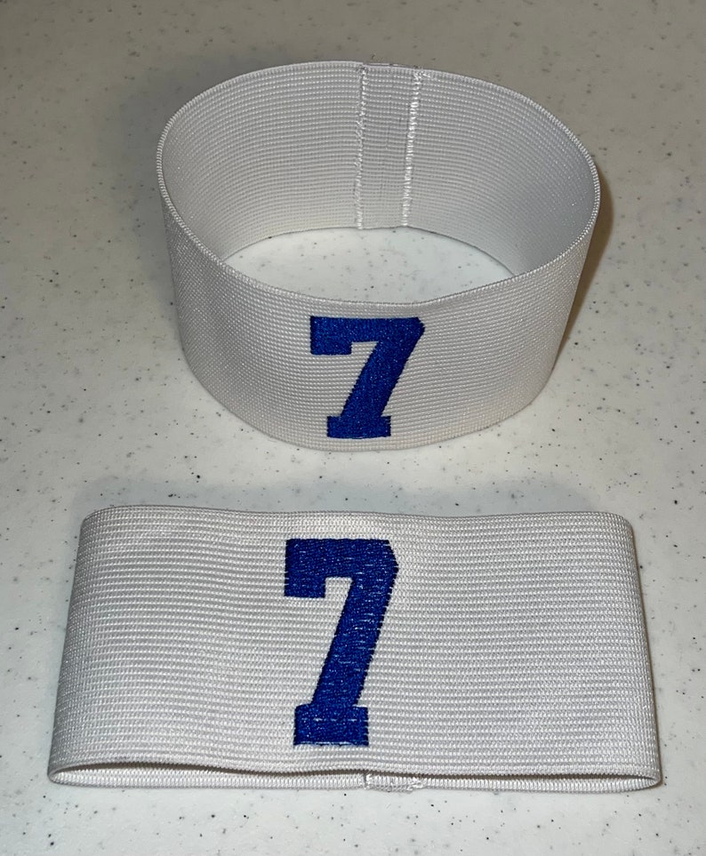 Roller Derby Custom Embroidered Arm Bands / Armbands Free Shipping REGULAR 1-COLOR LISTING image 6