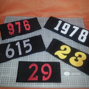 Roller Derby Custom Embroidered Arm Bands / Armbands Free Shipping REGULAR 1-COLOR LISTING image 2