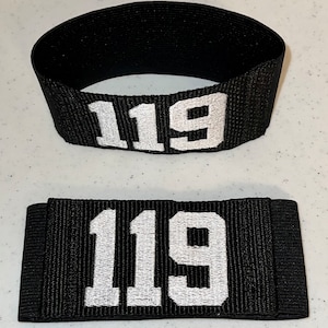 Roller Derby Custom Embroidered Arm Bands / Armbands Free Shipping REGULAR 1-COLOR LISTING image 9