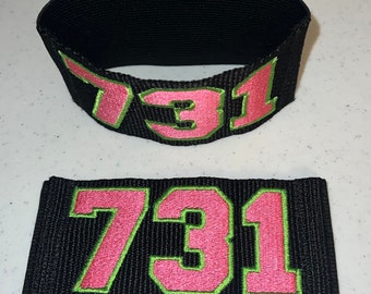 Roller Derby - Custom Embroidered Arm Bands / Armbands - Free Shipping! *SPECIALTY* 2-COLOR LISTING