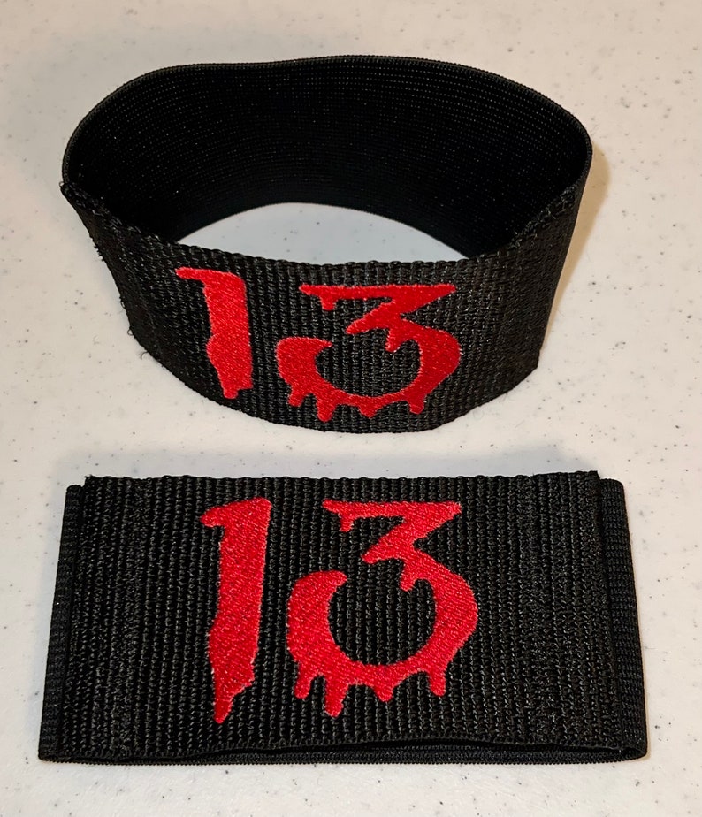 Roller Derby Custom Embroidered Arm Bands / Armbands Free Shipping REGULAR 1-COLOR LISTING image 10