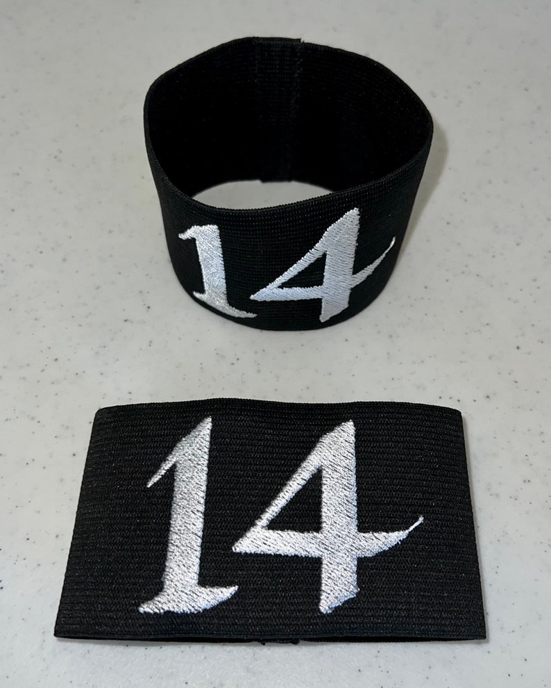 Roller Derby Custom Embroidered Arm Bands / Armbands Free Shipping REGULAR 1-COLOR LISTING image 7