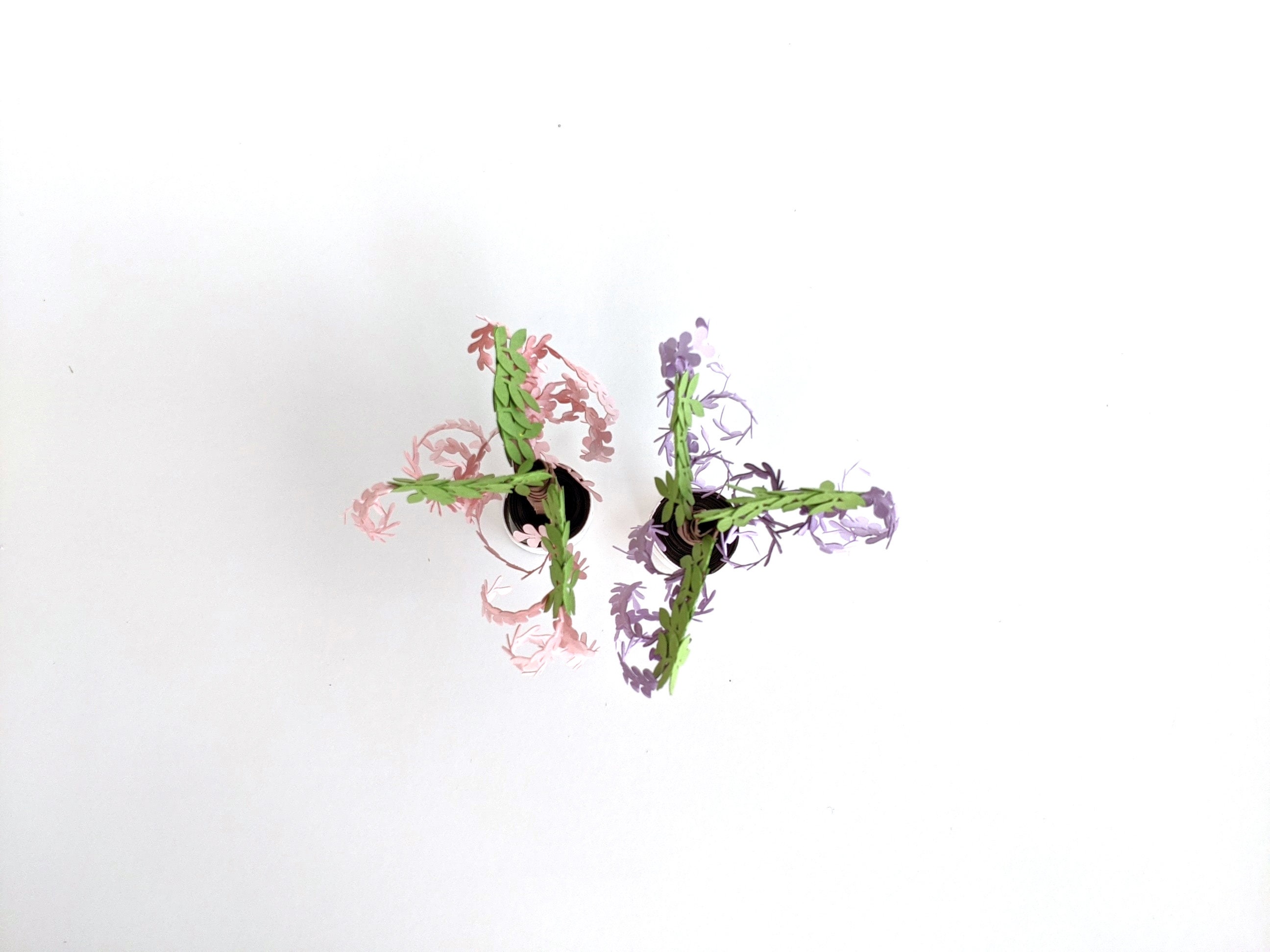 Mini Wisteria Tree Papercraft Template for Cricut and Silhouette | SVG ...
