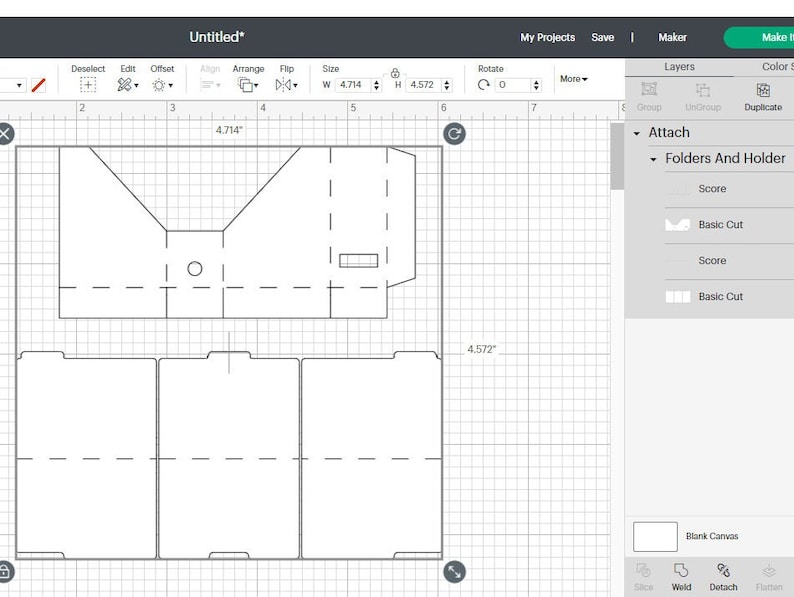 Mini File Folders & Magazine Holder Template | Cricut SVG | Dollhouse ...