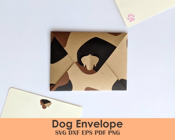Dog Envelope Template with Cards | DIY Stationery (Digital Download)