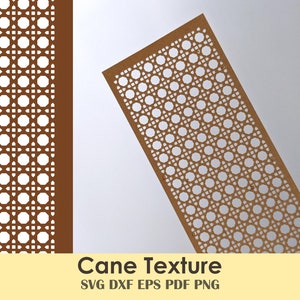 Cane Texture for Cutting Machines | Rattan, Wicker, Weave, Vintage, Retro Texture for Custom Builds