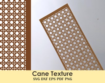 Cane Texture for Cutting Machines | Rattan, Wicker, Weave, Vintage, Retro Texture for Custom Builds