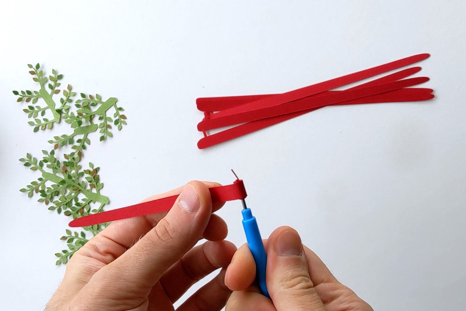 Apple Tree Papercraft Template for Fall | Mini Fruit Tree DIY Kit for ...