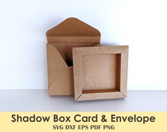 3D-kaart &envelop afdrukbare sjabloon voor Papercraft, Wenskaarten | 5,6"x 5,6" of schaalbaar, Paaskaart