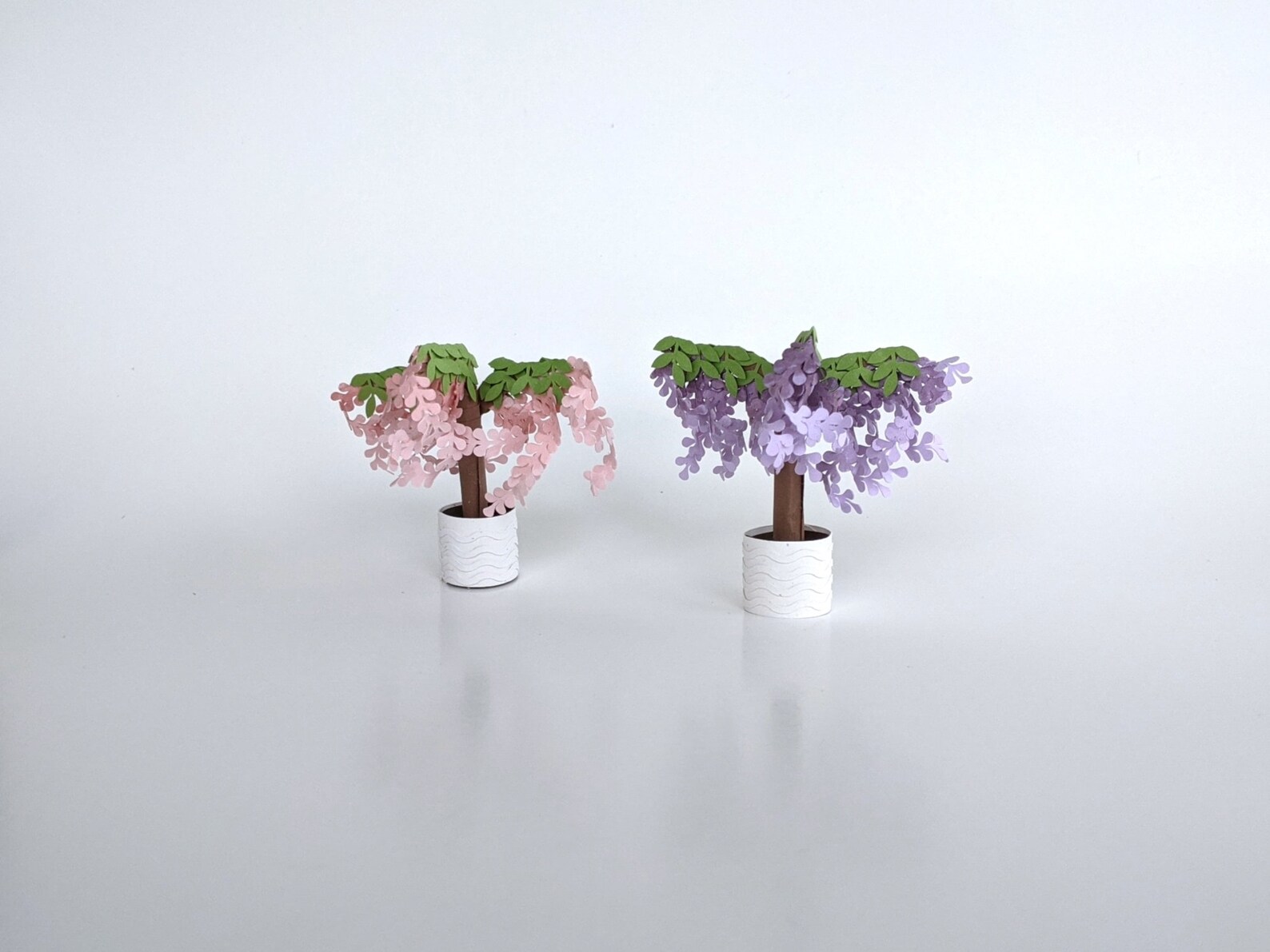Mini Wisteria Tree Papercraft Template for Cricut and Silhouette | SVG ...