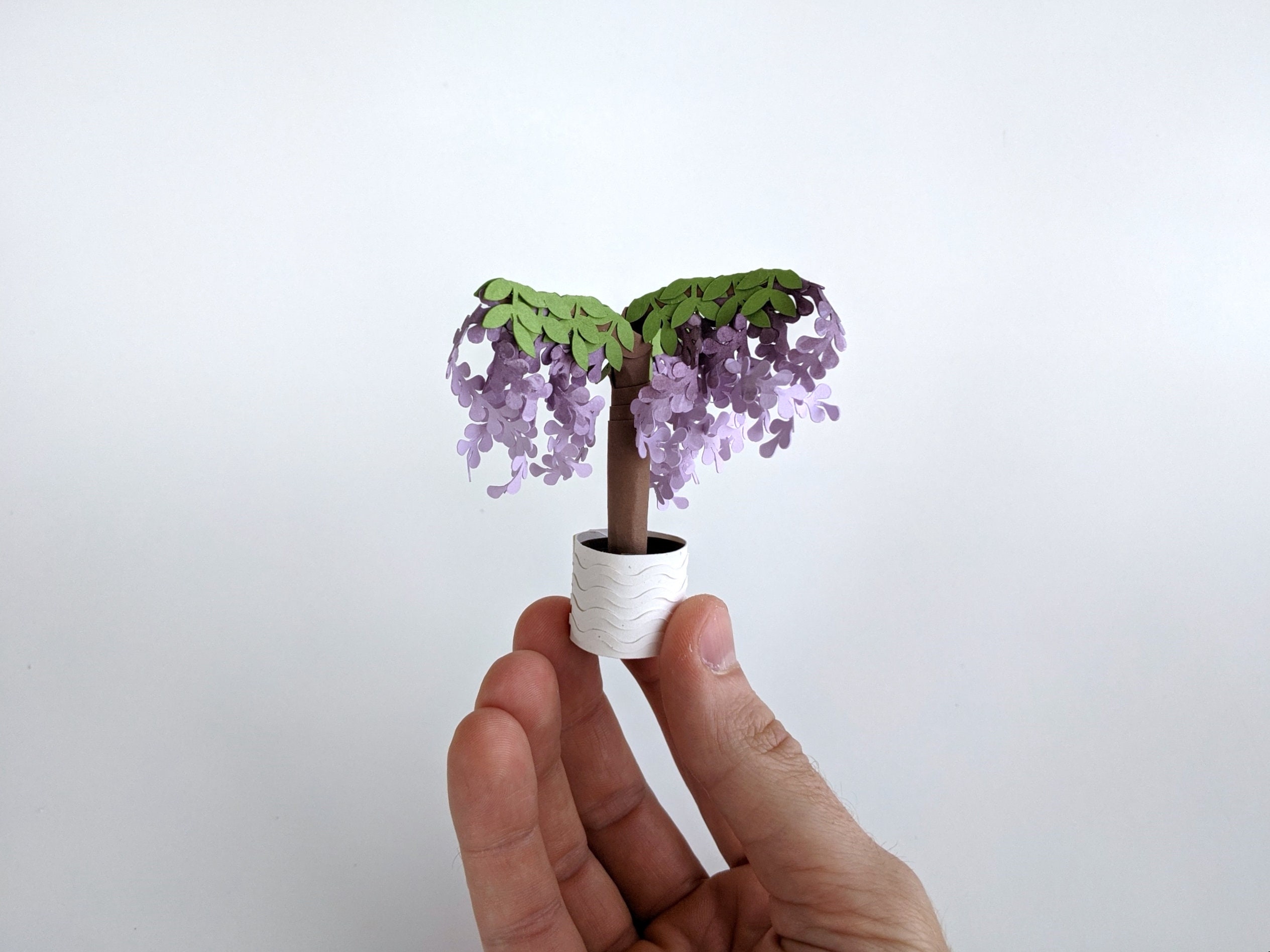 Mini Wisteria Tree Papercraft Template for Cricut and - Etsy Canada